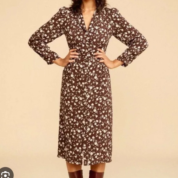 Rouje Paris Clementine Dress. New with tags. Size 34 - Picture 3 of 5